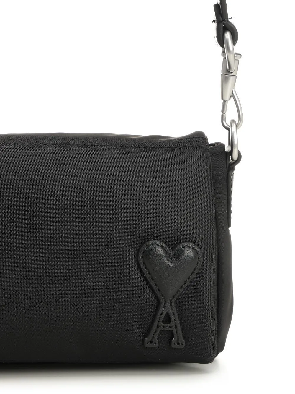 Ami Paris Logo Patch Box Marcel Shoulder Bag