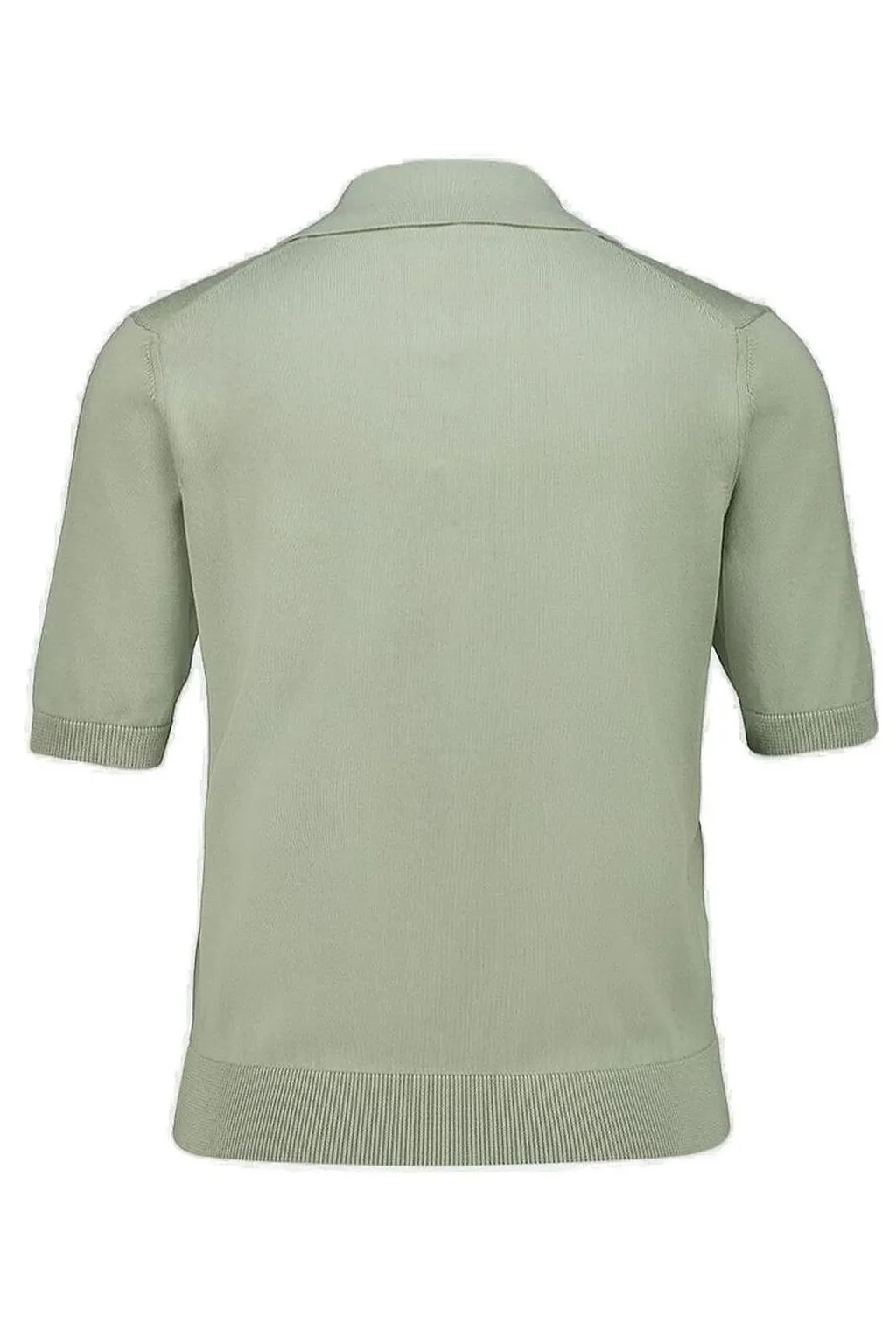 Altuzarra Clay V-Neck Short Sleeved Knitted Polo Top