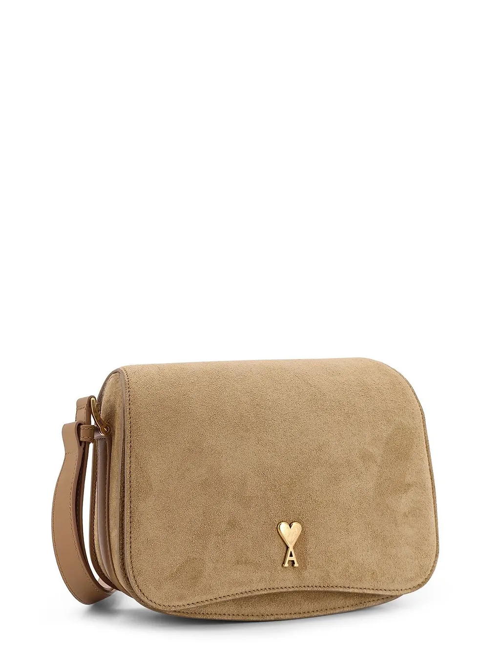 Ami Paris Logo Plaque Shoulder Bag