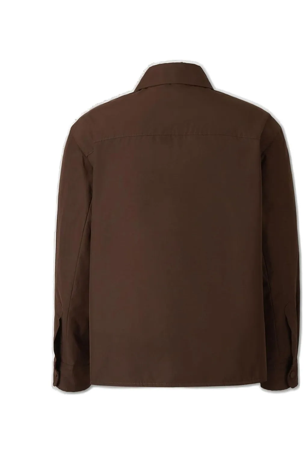 Ami Paris Long Sleeved Press-Stud Overshirt