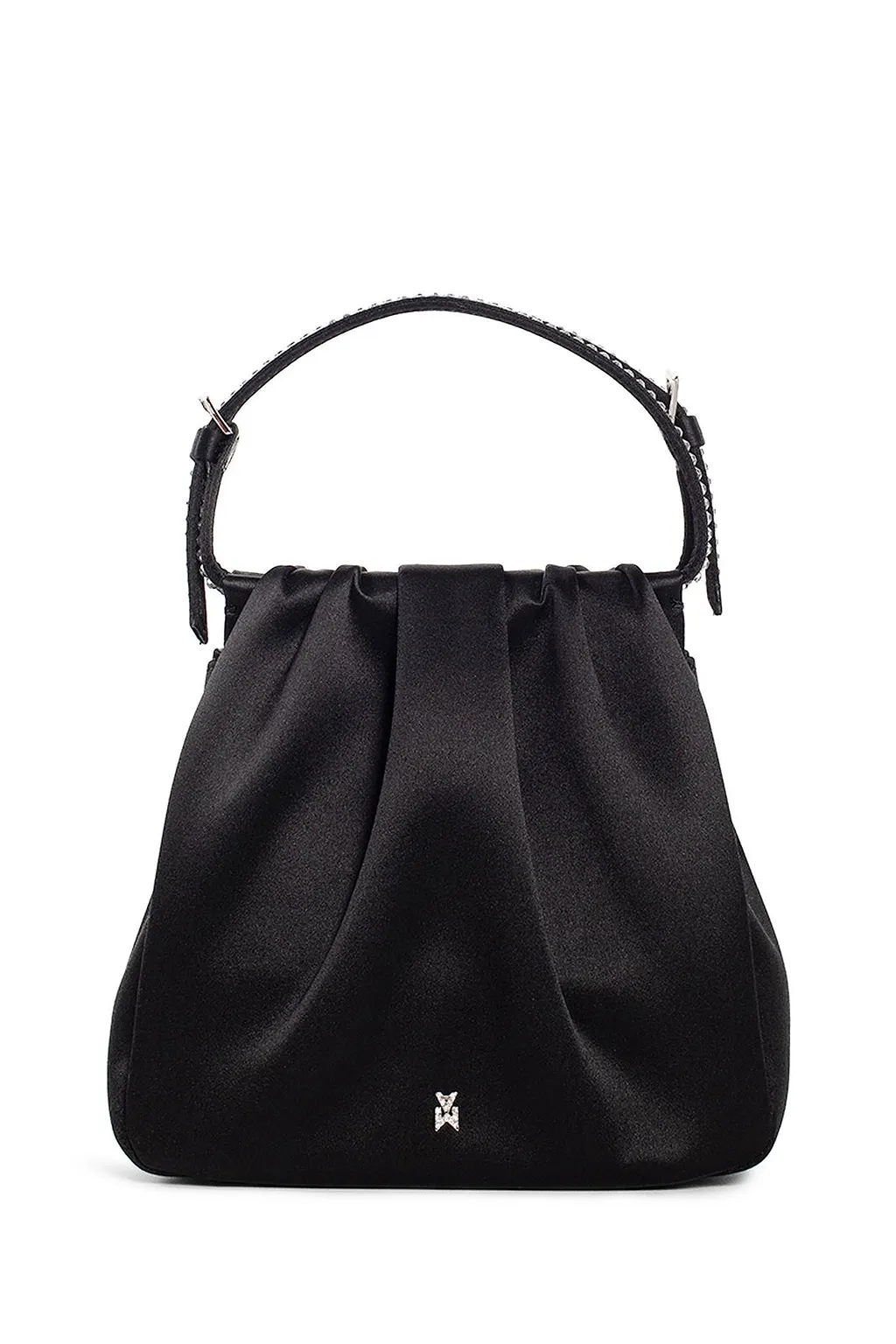 Amina Muaddi Vittoria Embellished Satin Tote Bag