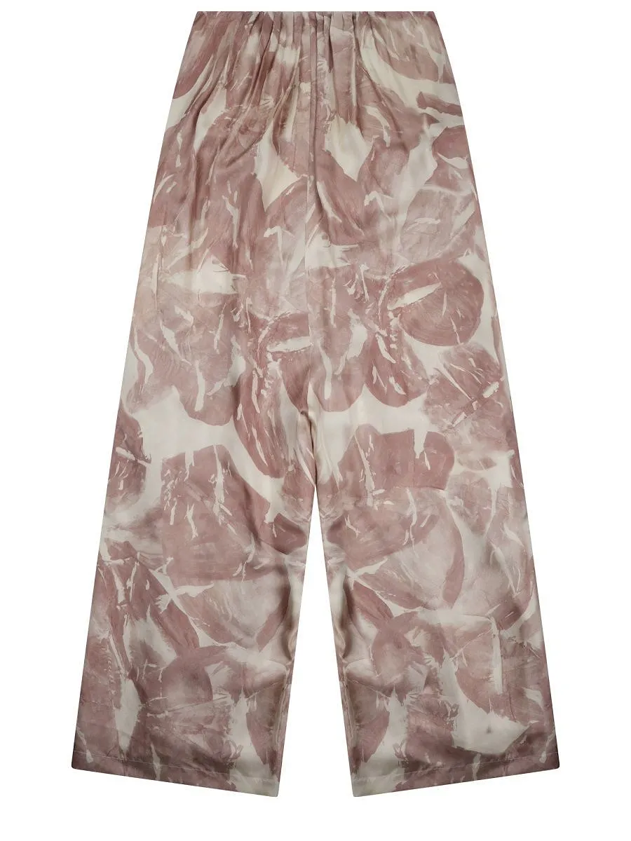 Alysi Abstract Wide-Leg Pants