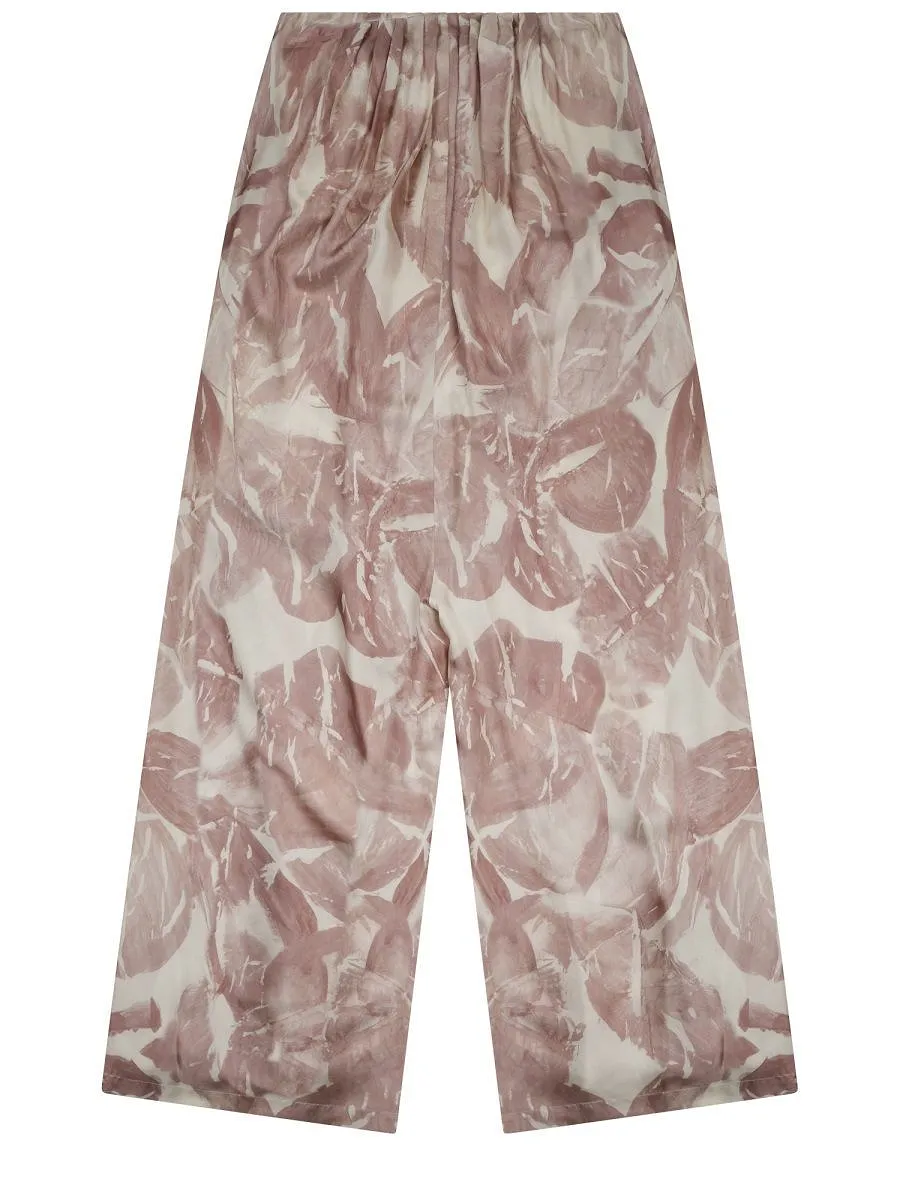 Alysi Abstract Wide-Leg Pants
