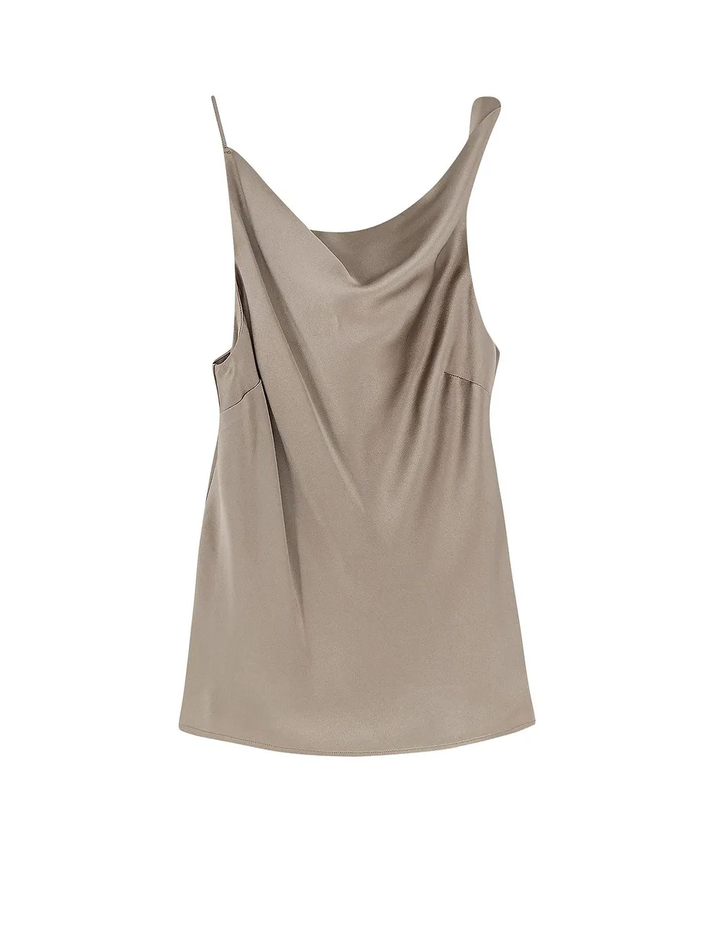 Alysi Asymmetric Draped Strap Top