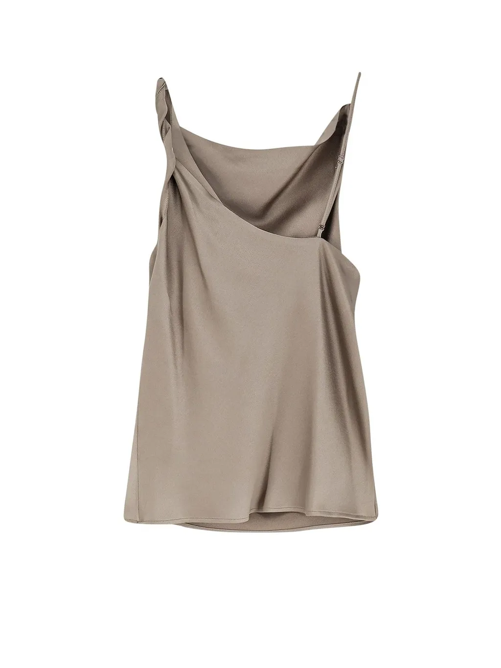 Alysi Asymmetric Draped Strap Top