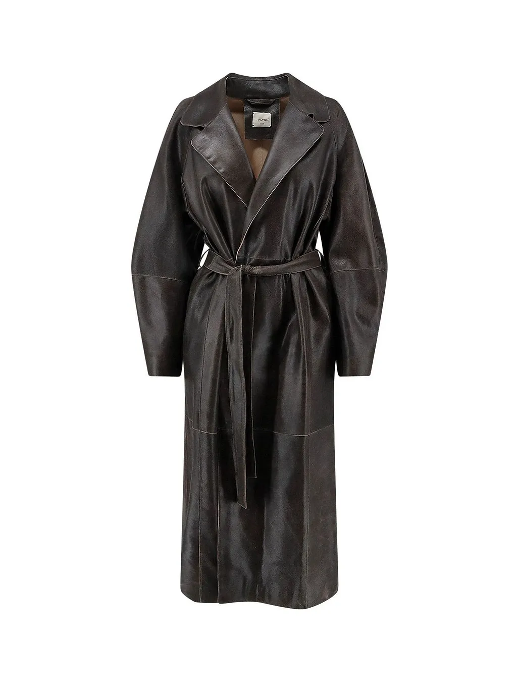 Alysi Belted Long Coat