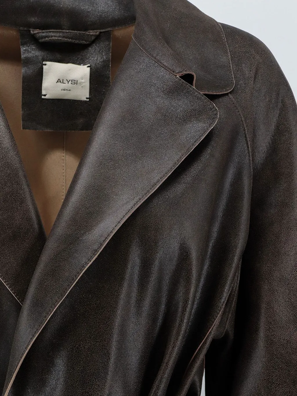 Alysi Belted Long Coat