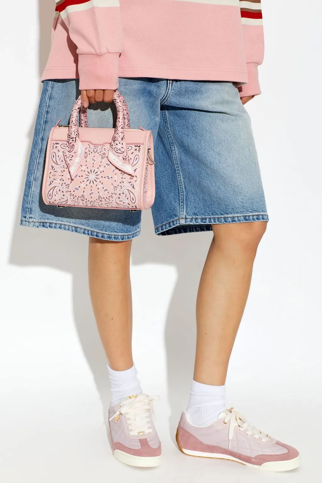 Amiri Bandana Micro Triangle Handbag