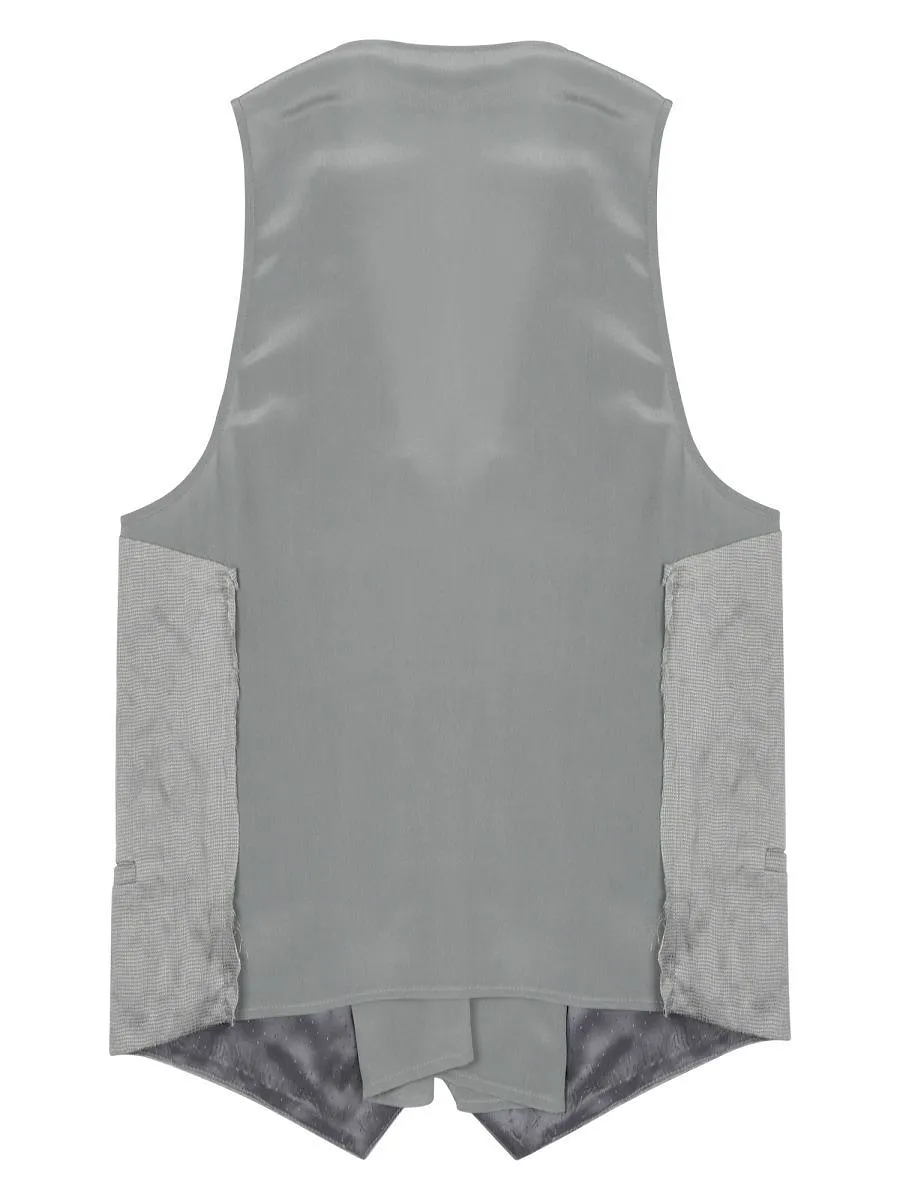 Alysi Buttoned Tailored Vest Top
