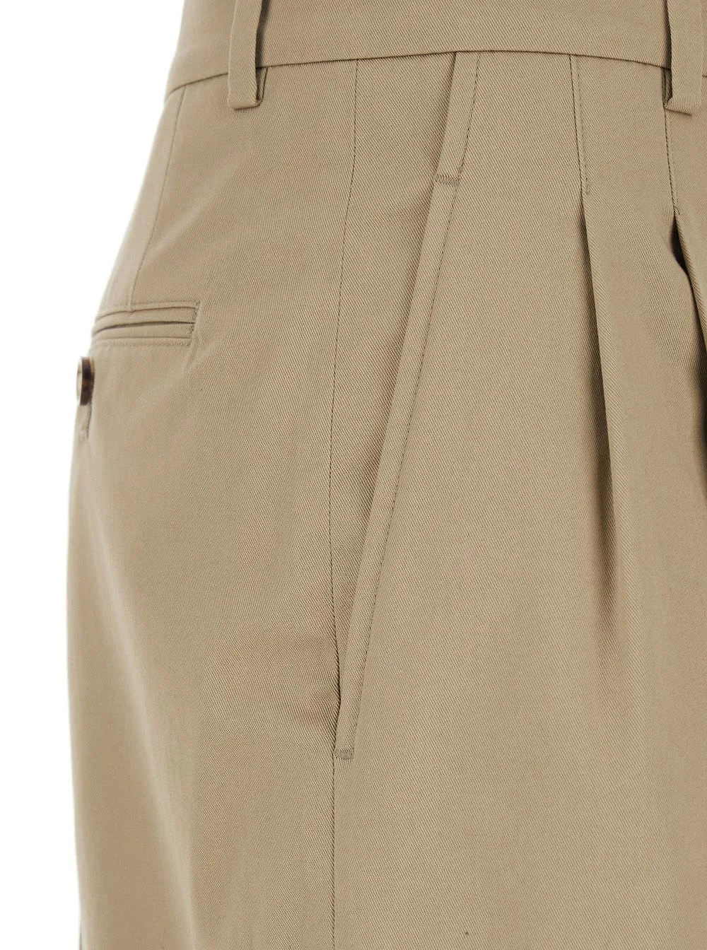 Ami Pleated Wide-Leg Pants