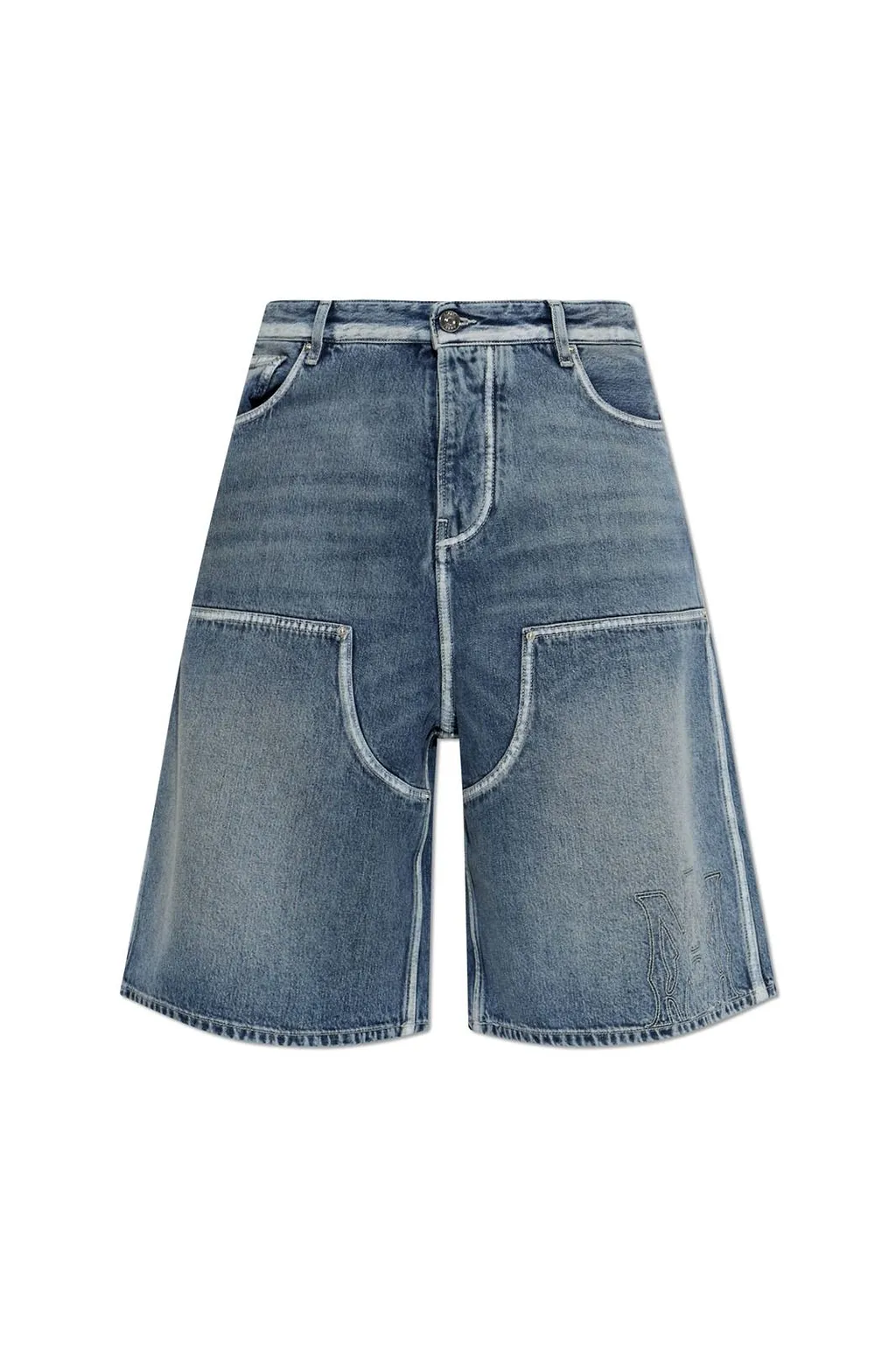 Amiri Contrast-Stitch Bermuda Shorts