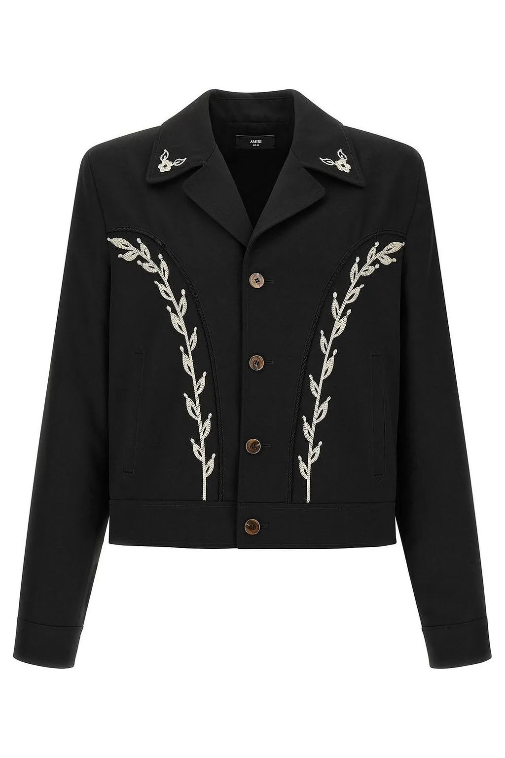 Amiri Cropped Embroidered Western Jacket