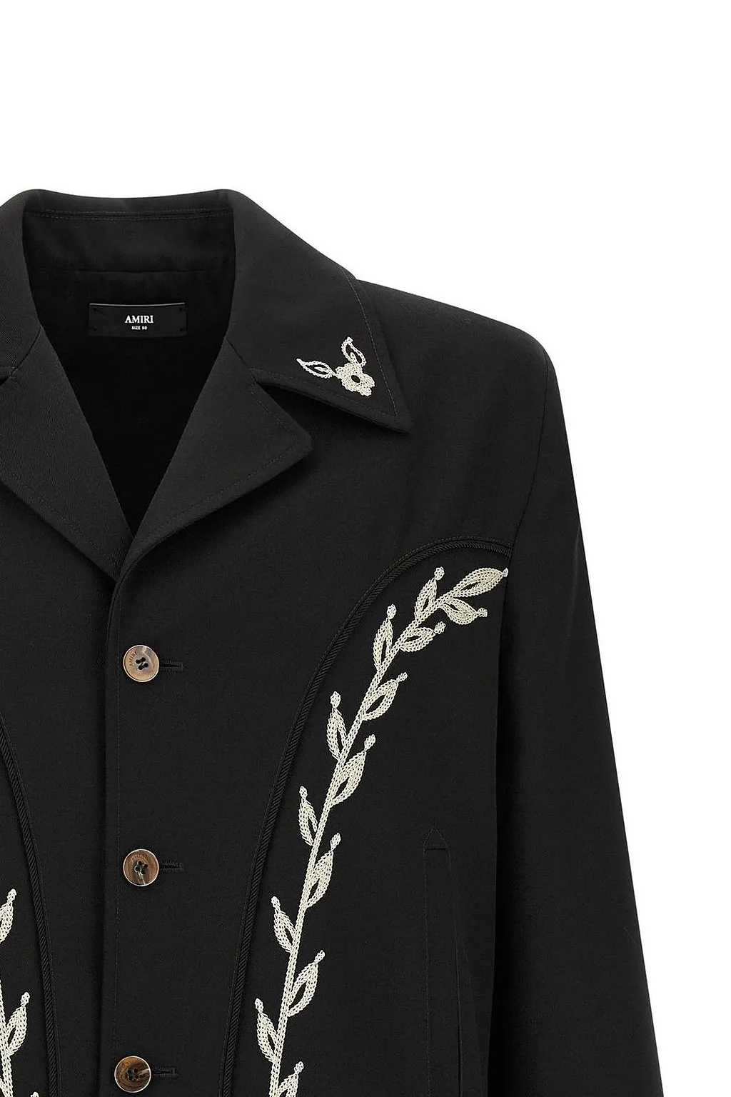 Amiri Cropped Embroidered Western Jacket