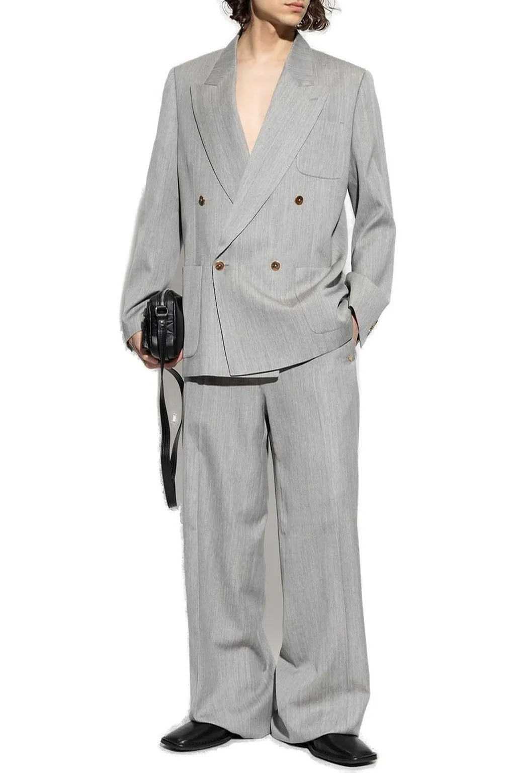 Amiri Double Breasted Long Sleeved Blazer