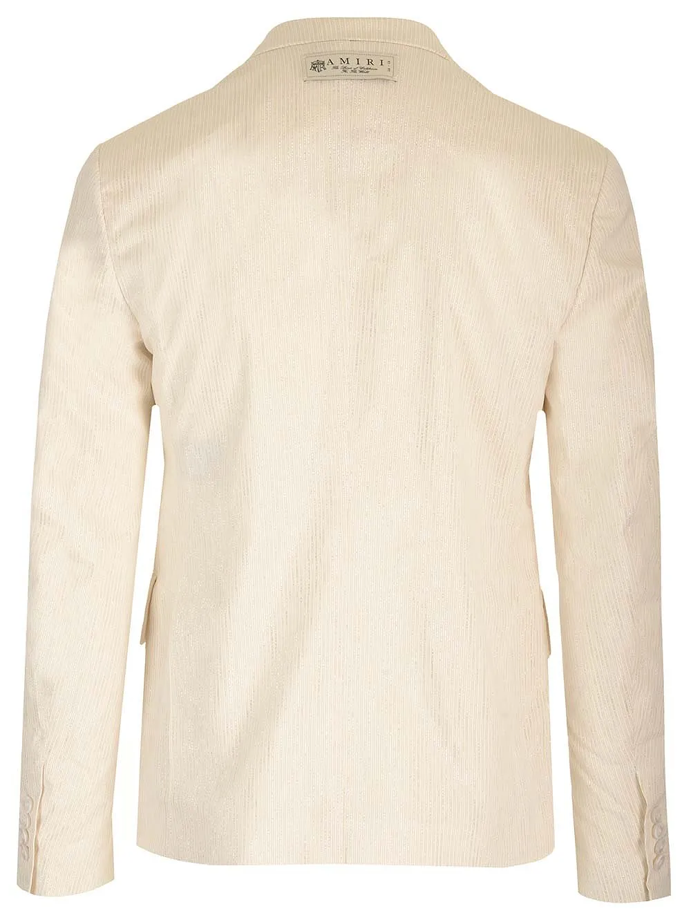 Amiri Double Breasted Metallic-Threading Blazer