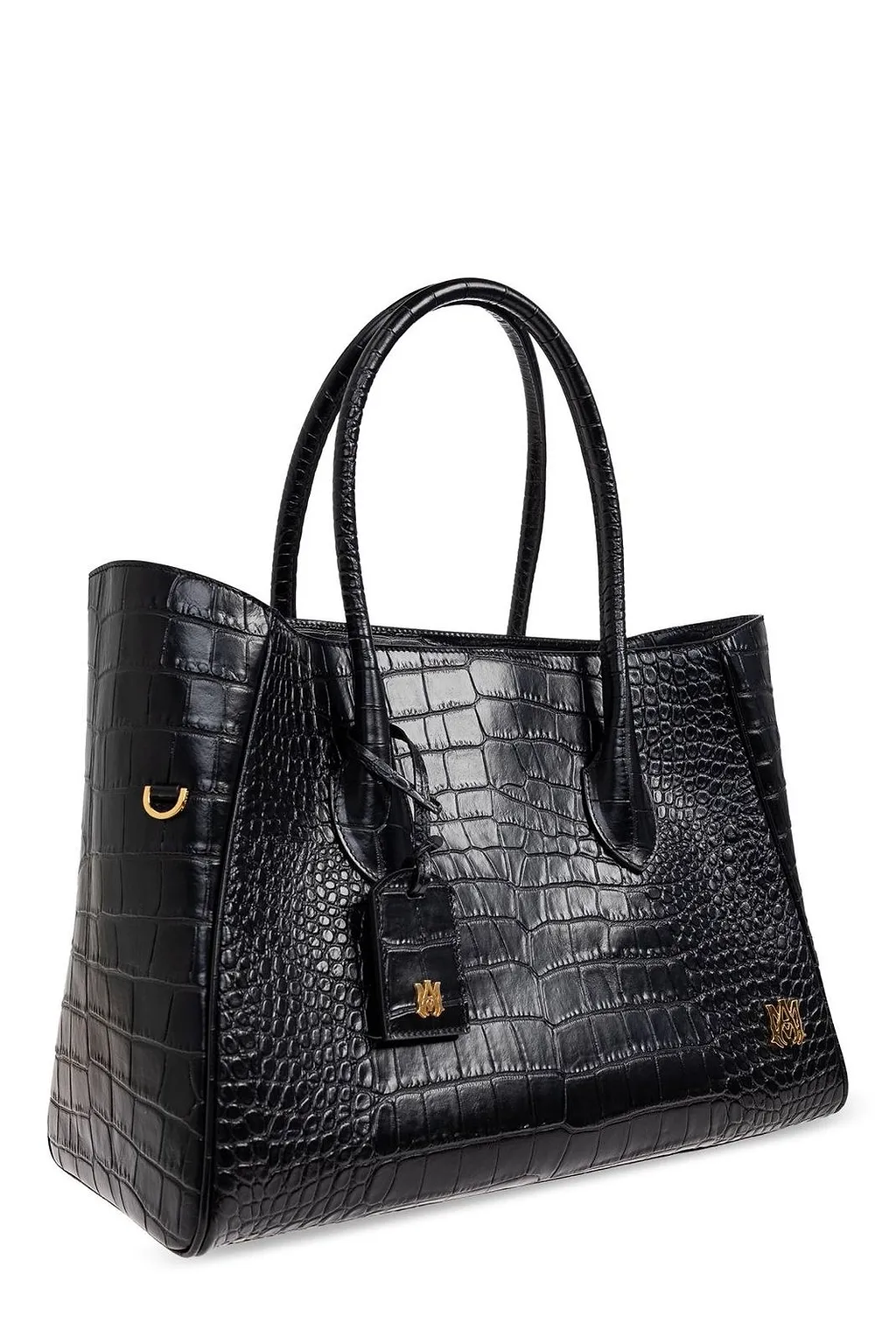 Amiri Embossed Croc Honey 40 Tote Bag