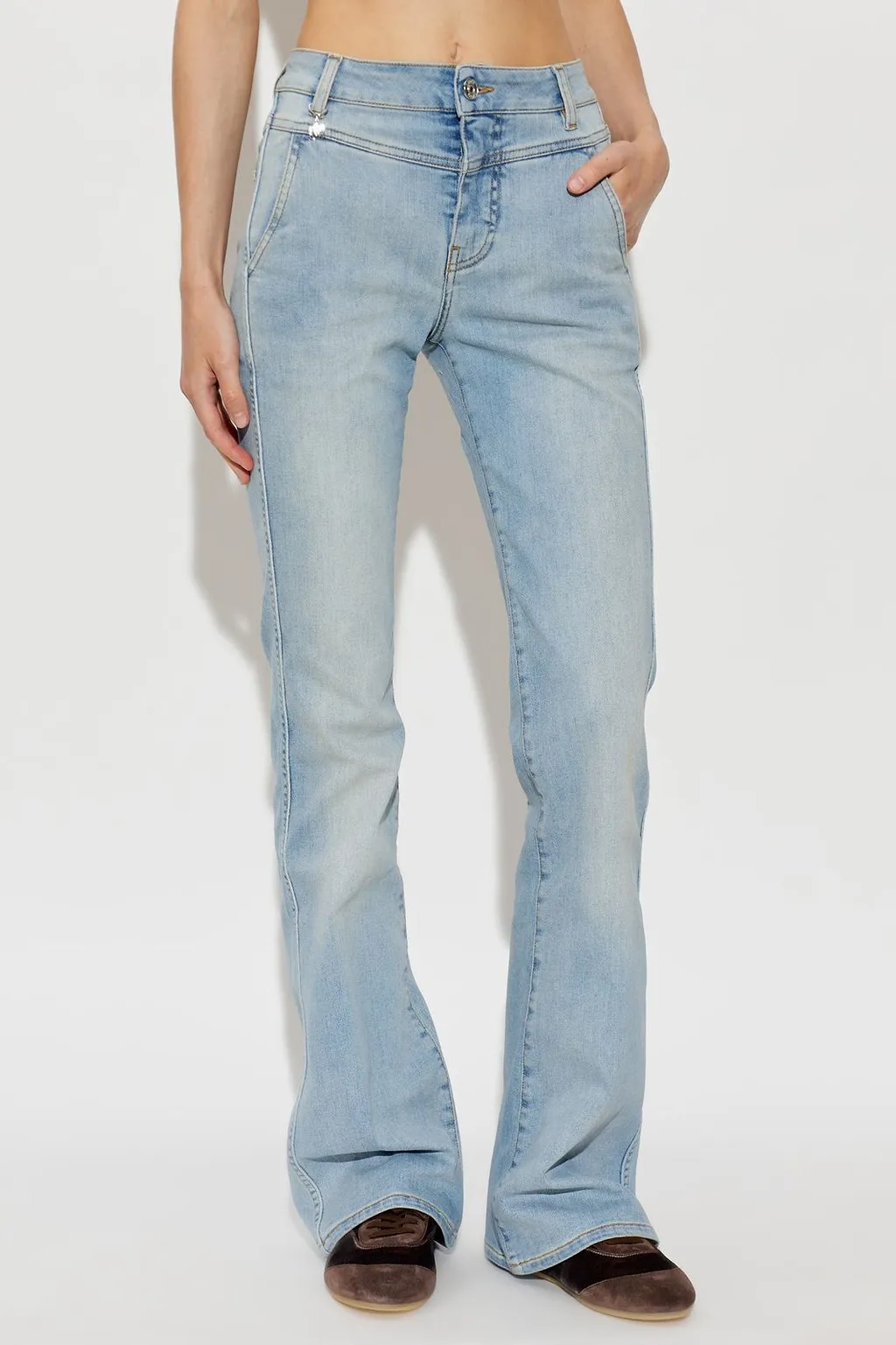 Amiri High-Rise Flared Jeans