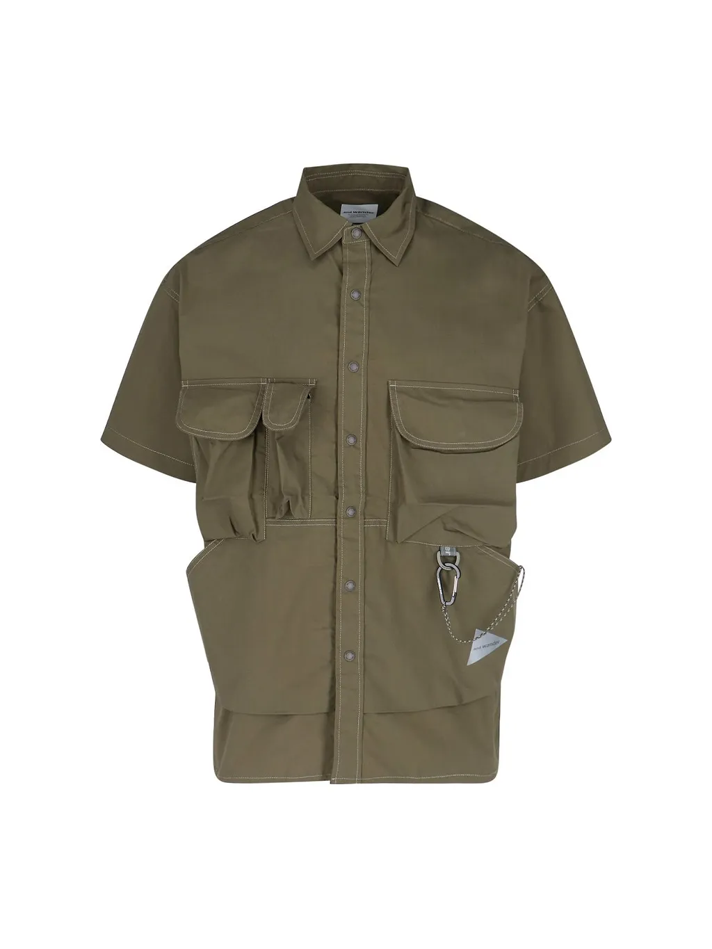 And Wander Utility Short Sleeve Shirt