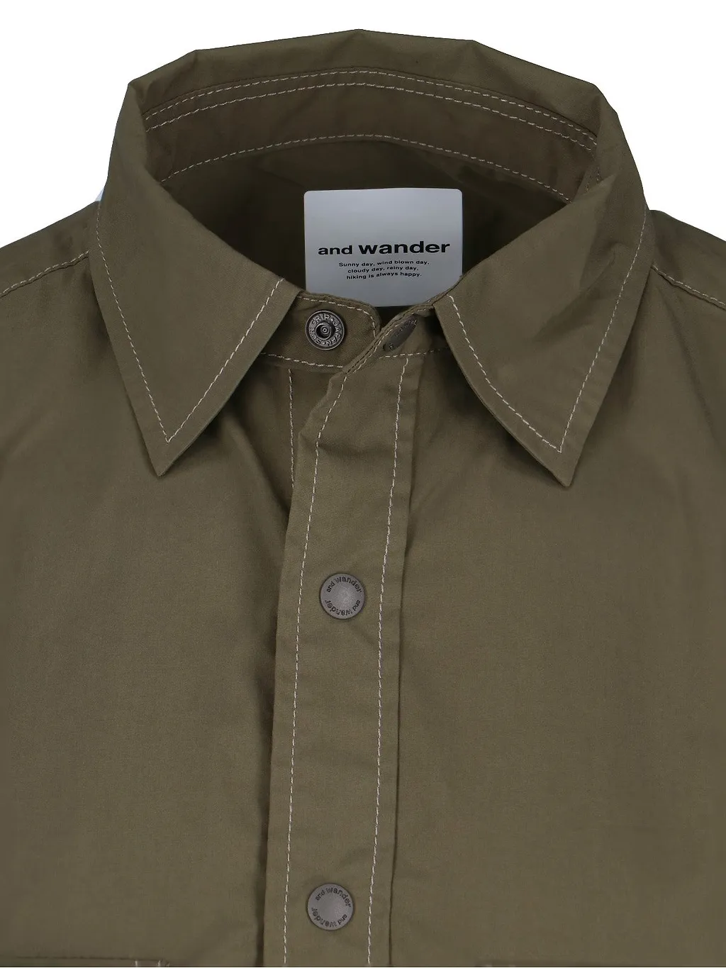 And Wander Utility Short Sleeve Shirt