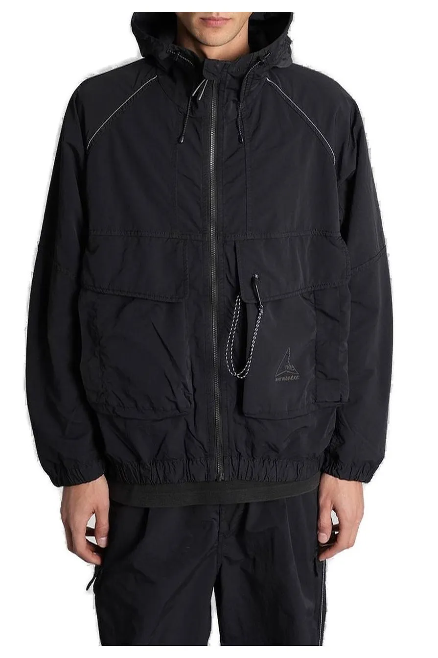 And Wander X Roa Drawstring Hooded Jacket