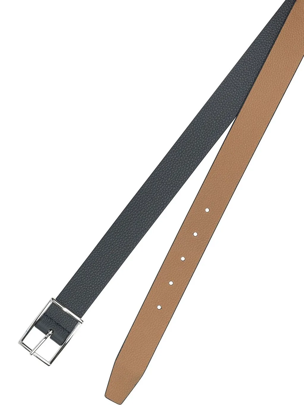 Anderson's Textured Square-Buckle Belt