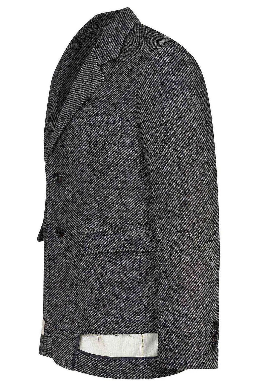 Andersson Bell Raw-Hem Stripe Blazer