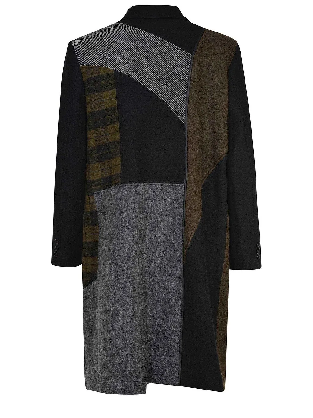 Andersson Bell Patchwork Single-Breasted Coat