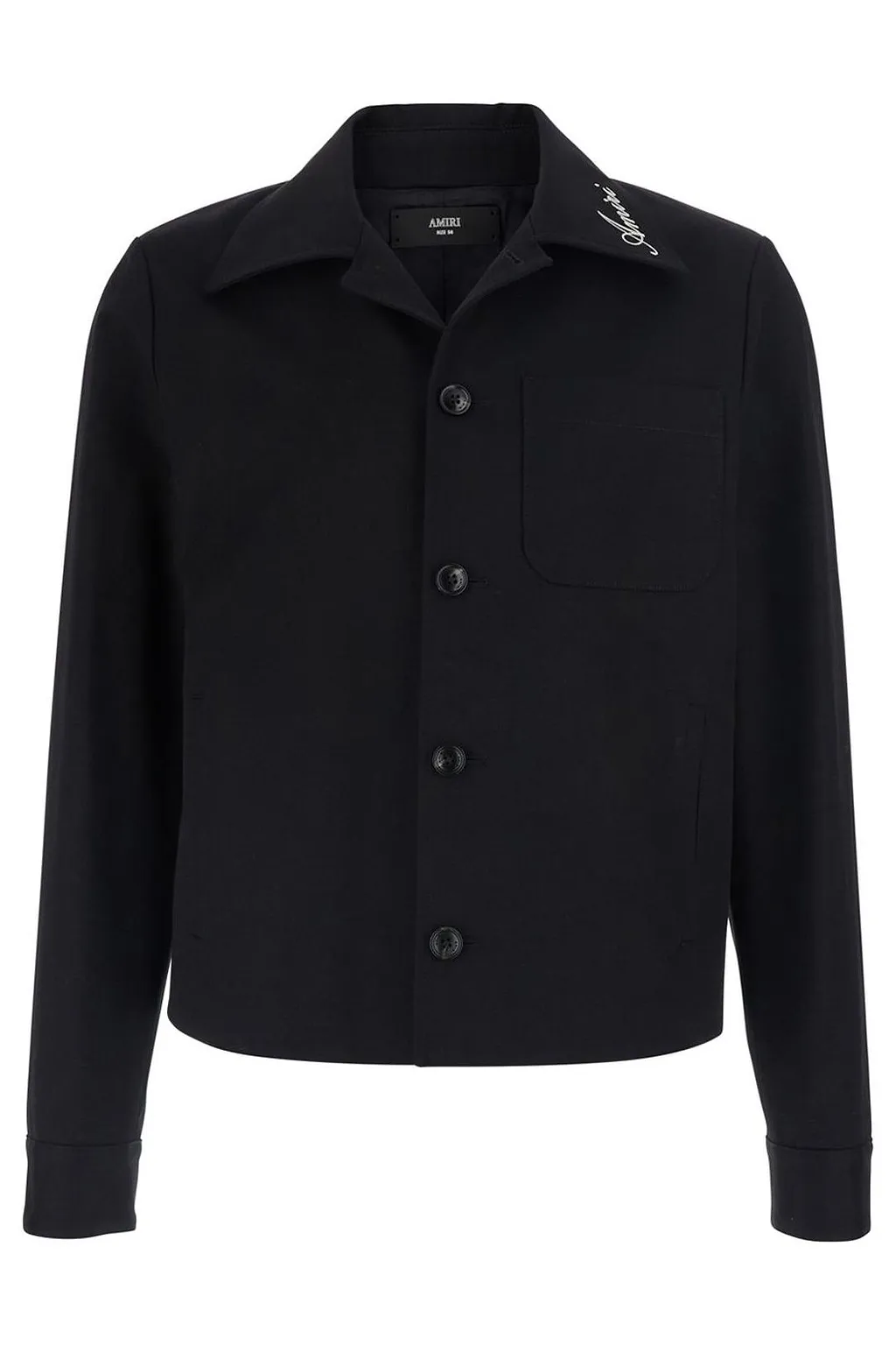 Amiri Logo Collar Buttoned Jacket