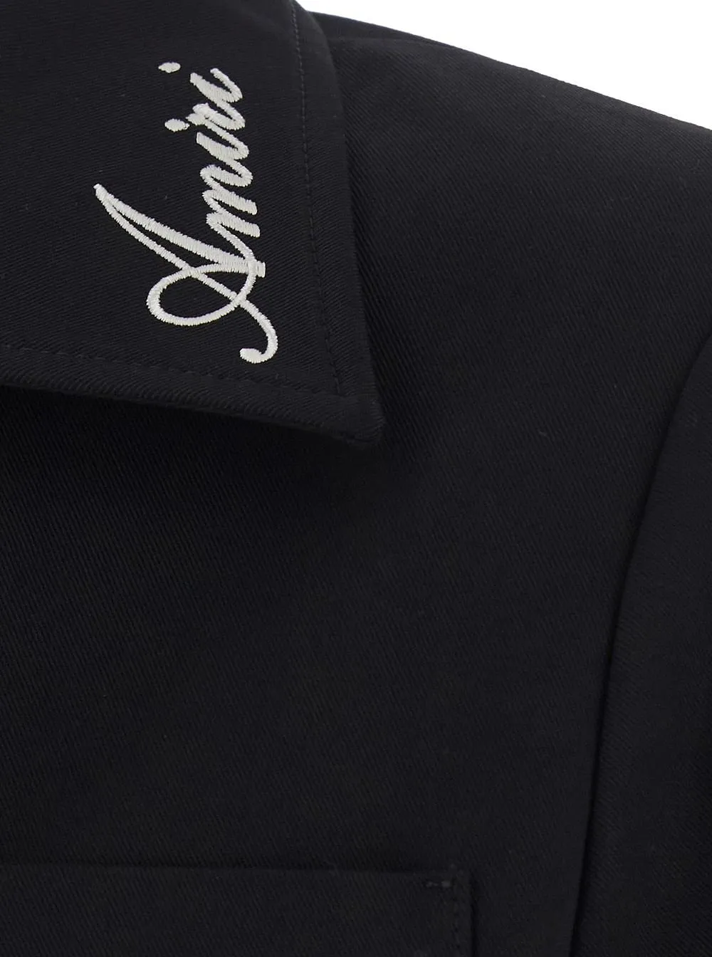 Amiri Logo Collar Buttoned Jacket