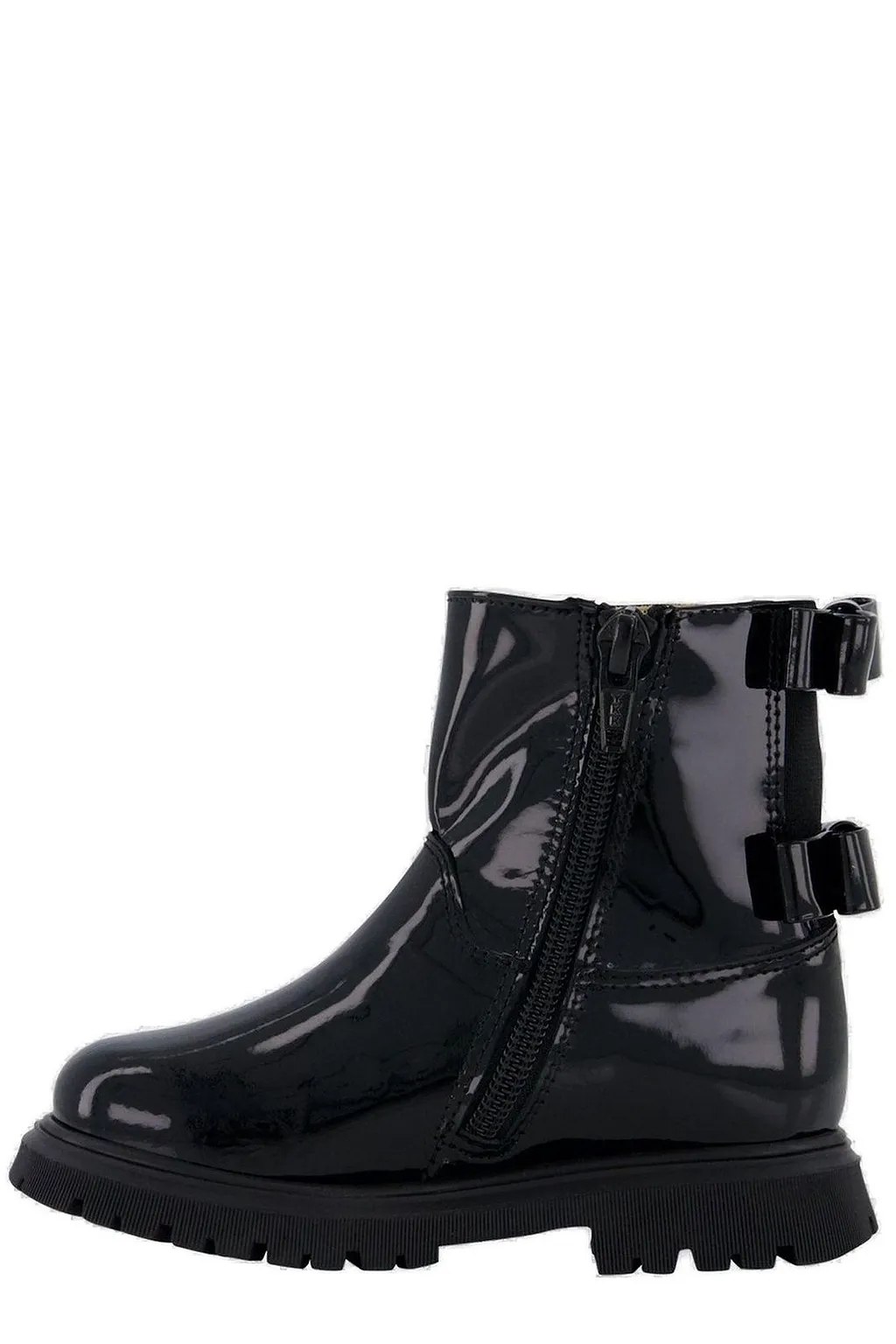 Andrea Montelpare High Shine Bow Detailed Boots