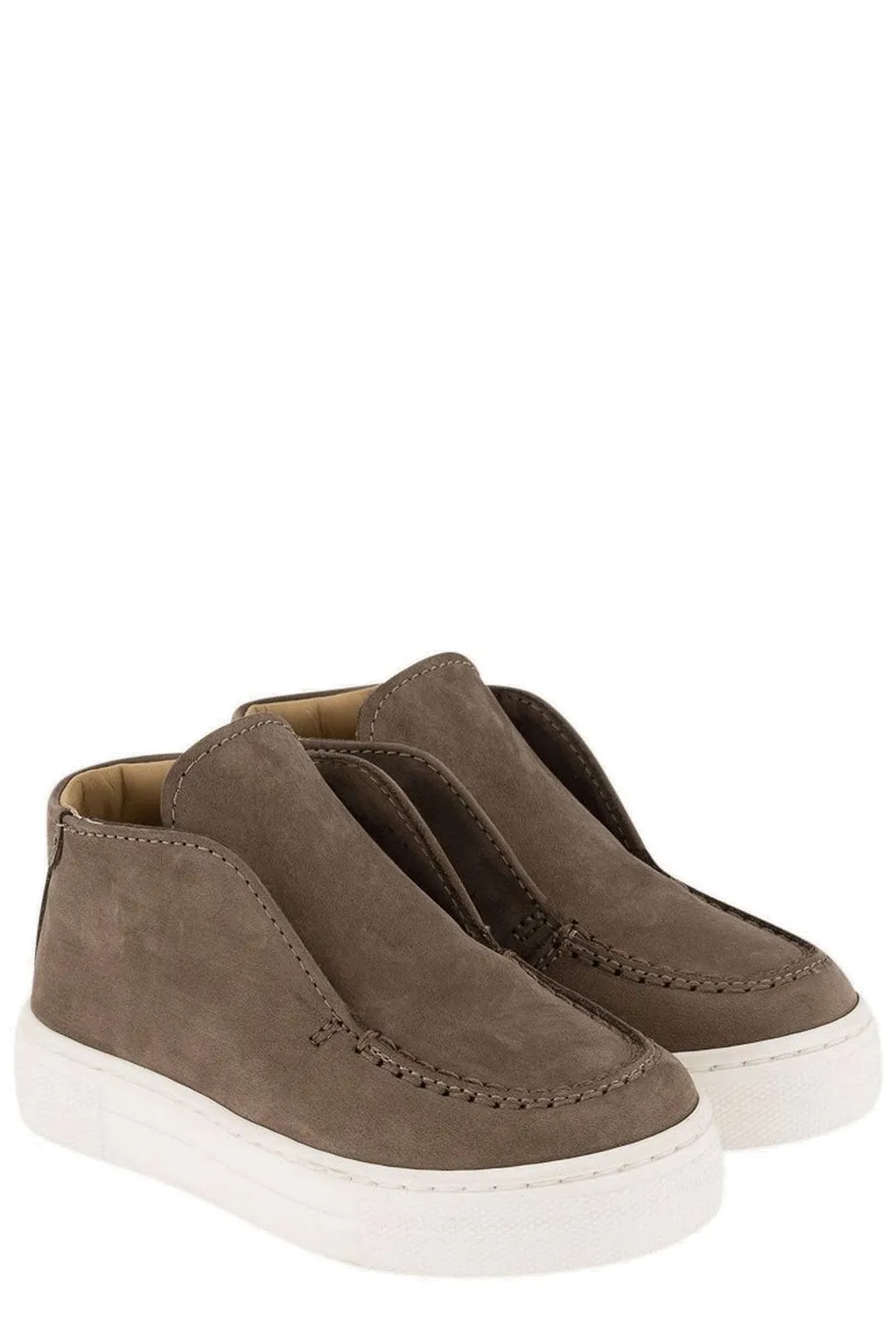 Andrea Montelpare Round Toe Slip-On Sneakers
