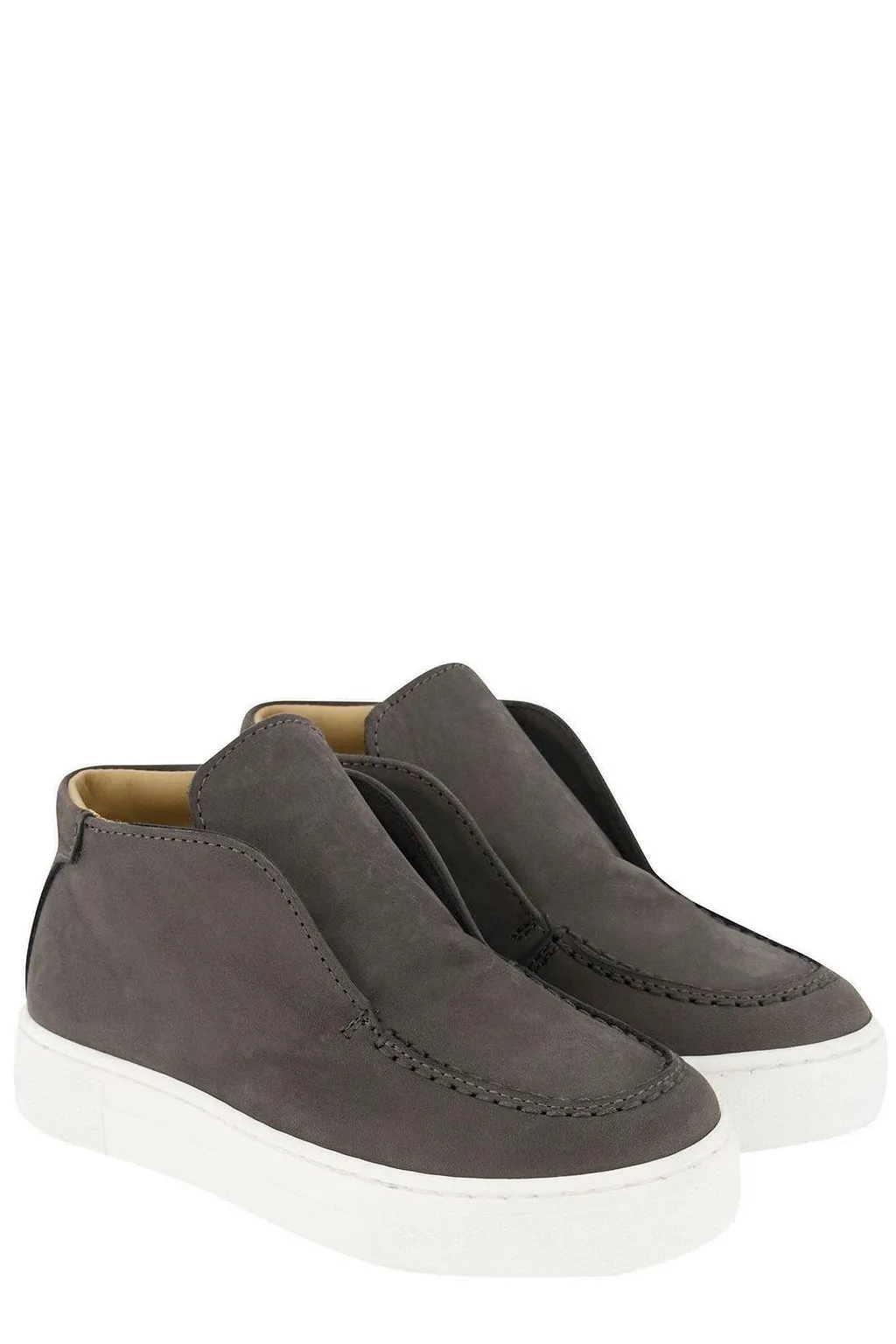 Andrea Montelpare Round Toe Slip-On Sneakers