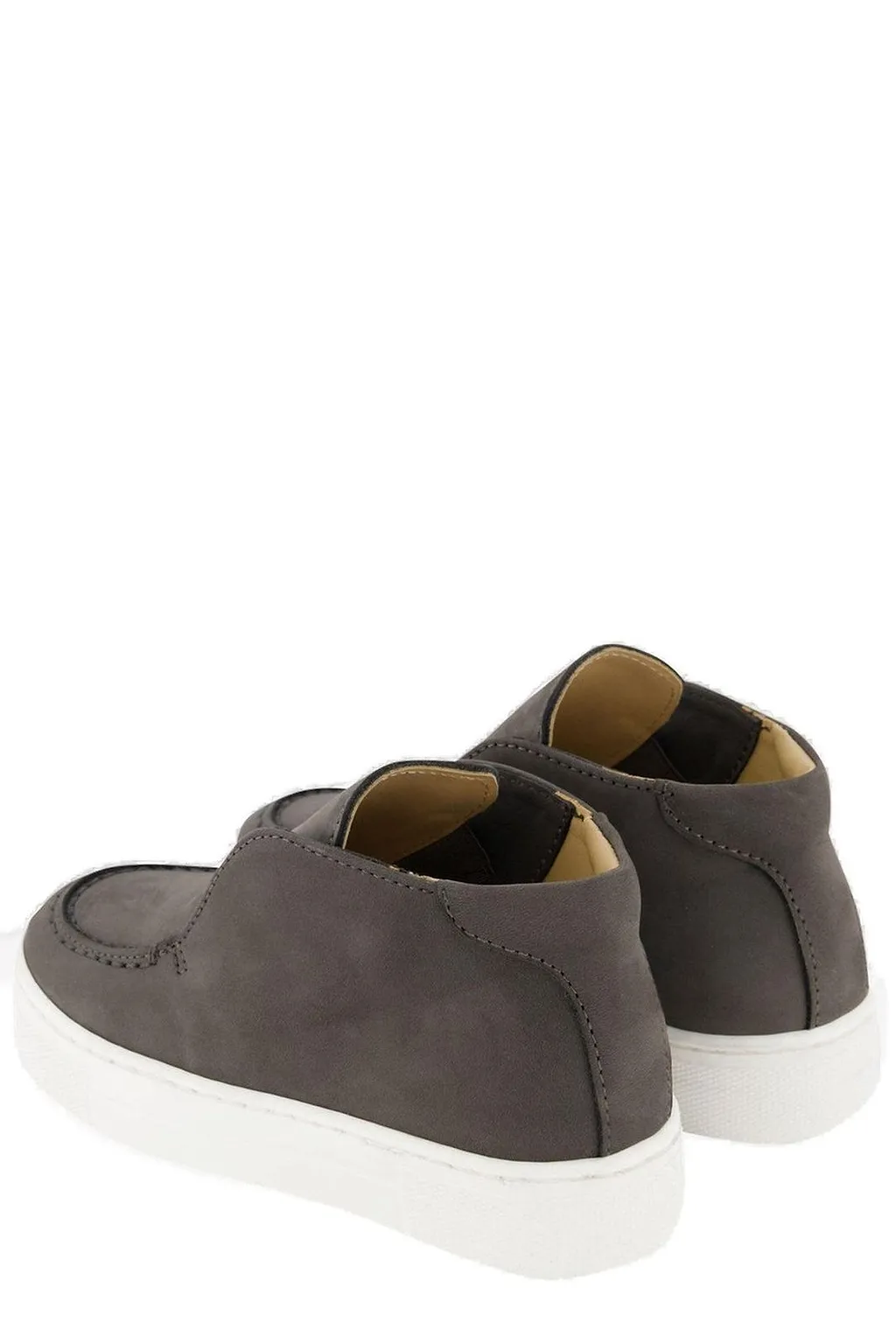 Andrea Montelpare Round Toe Slip-On Sneakers