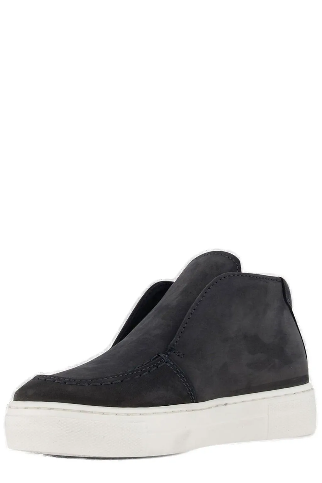 Andrea Montelpare Round Toe Slip-On Sneakers