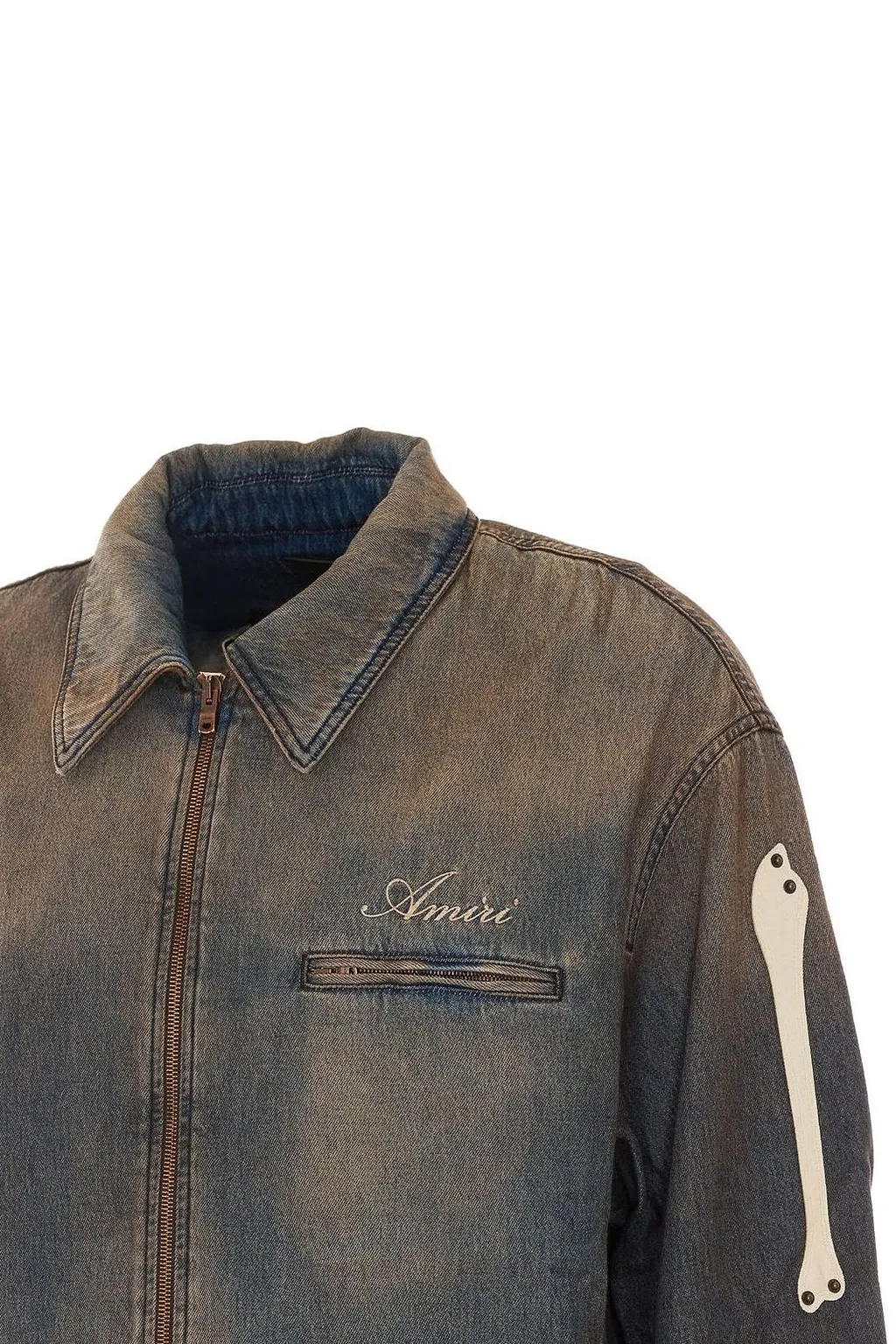 Amiri Logo Detail Denim Jacket