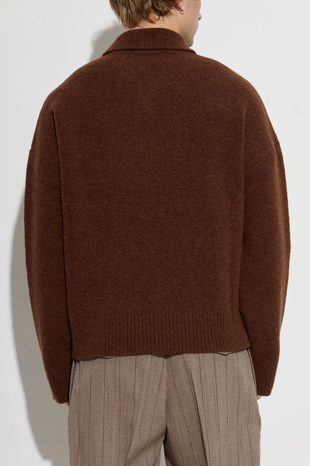 Ami Ami De Coeur Knitted Polo Shirt