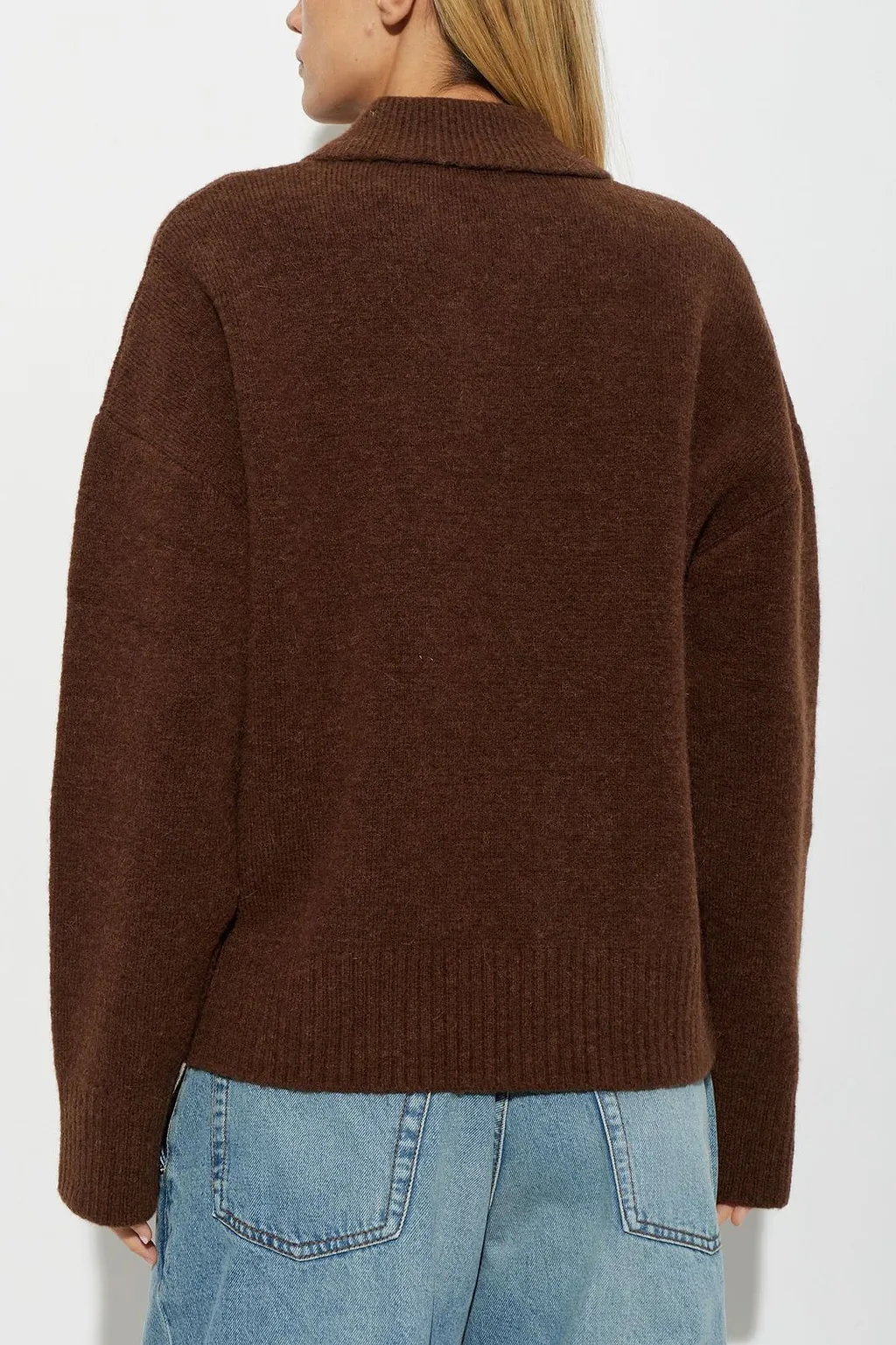 Ami Ami De Coeur Knitted Polo Shirt