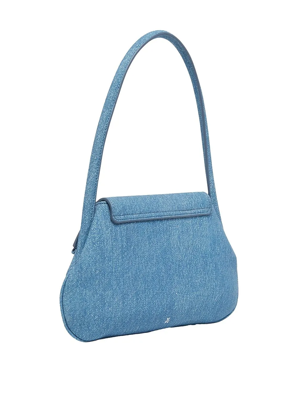 Amina Muaddi Gemini Foldover Top Shoulder Bag