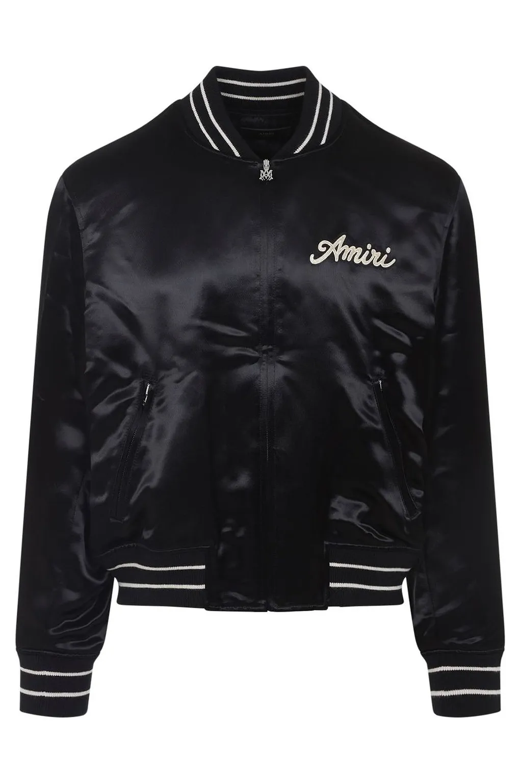 Amiri Logo Detailed Zip-Up Jacket