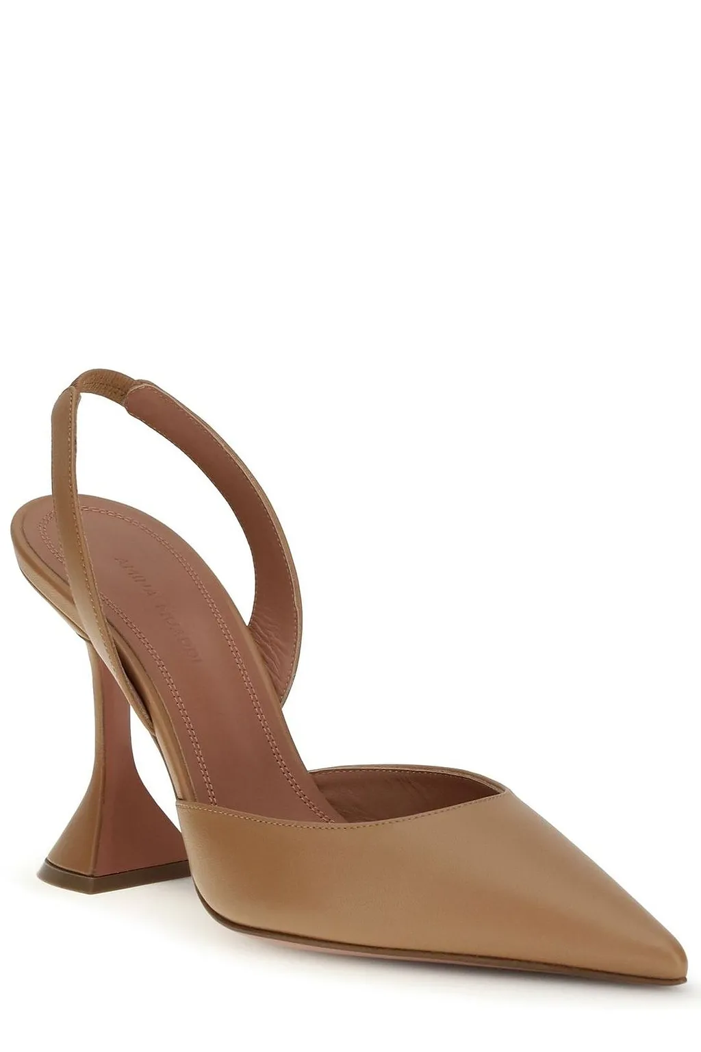 Amina Muaddi Holli Slingback Heeled Pumps
