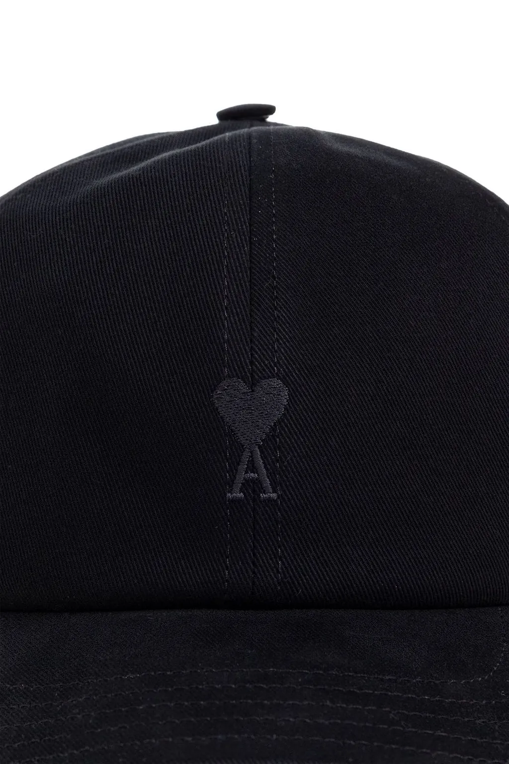 Ami Logo Embroidered Curved Peak Cap