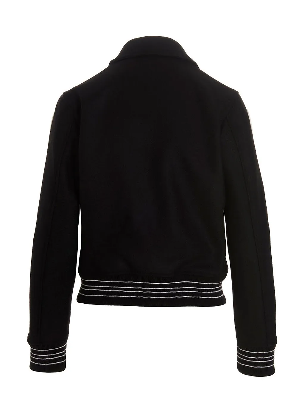 Amiri Logo Embroidered Buttoned Bomber Jacket