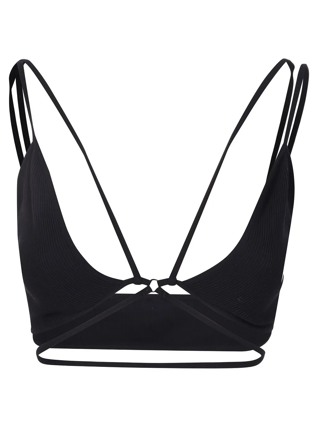 AndreĀDamo Double-Strap Triangle Bikini
