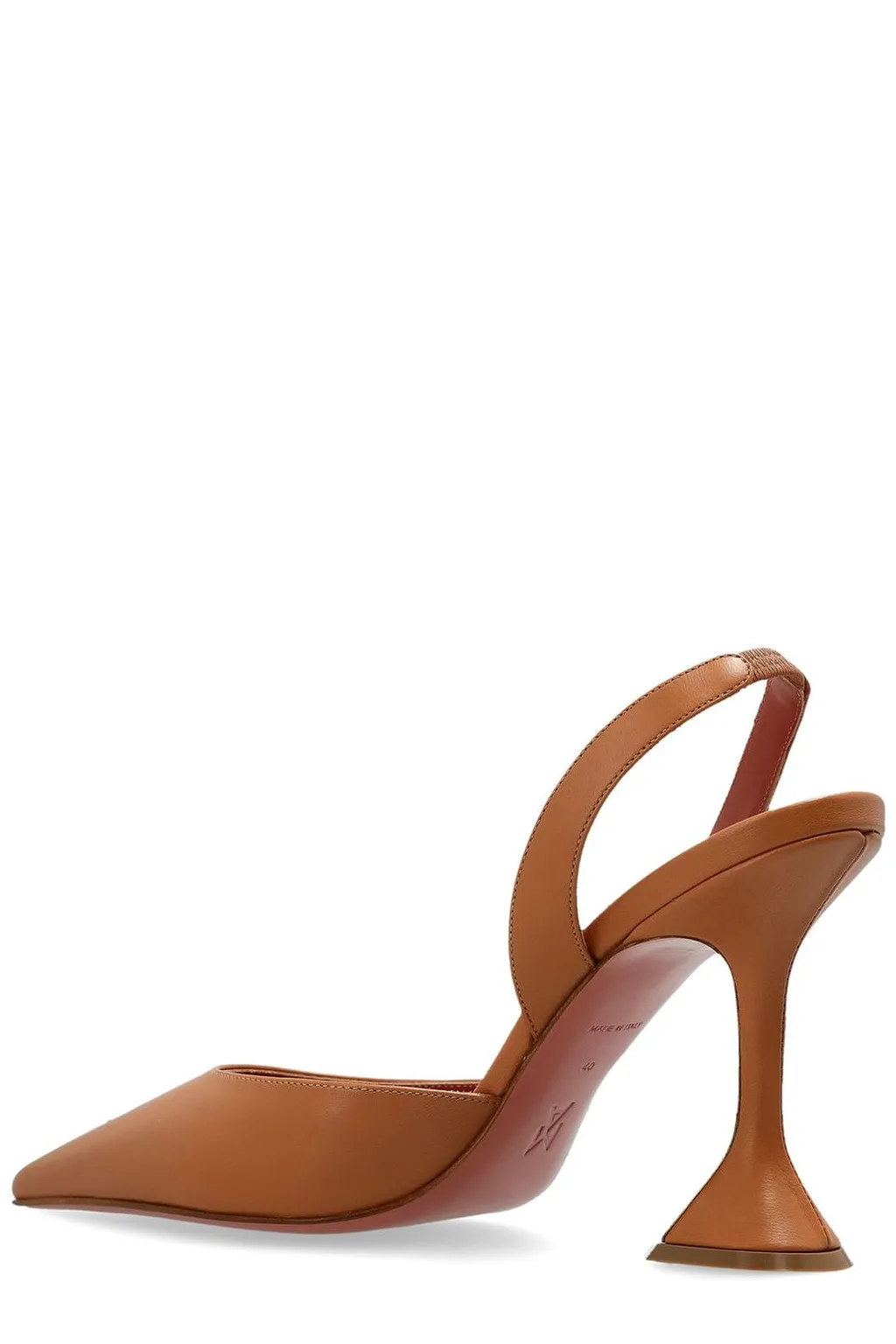 Amina Muaddi Holli Slingback Heeled Pumps