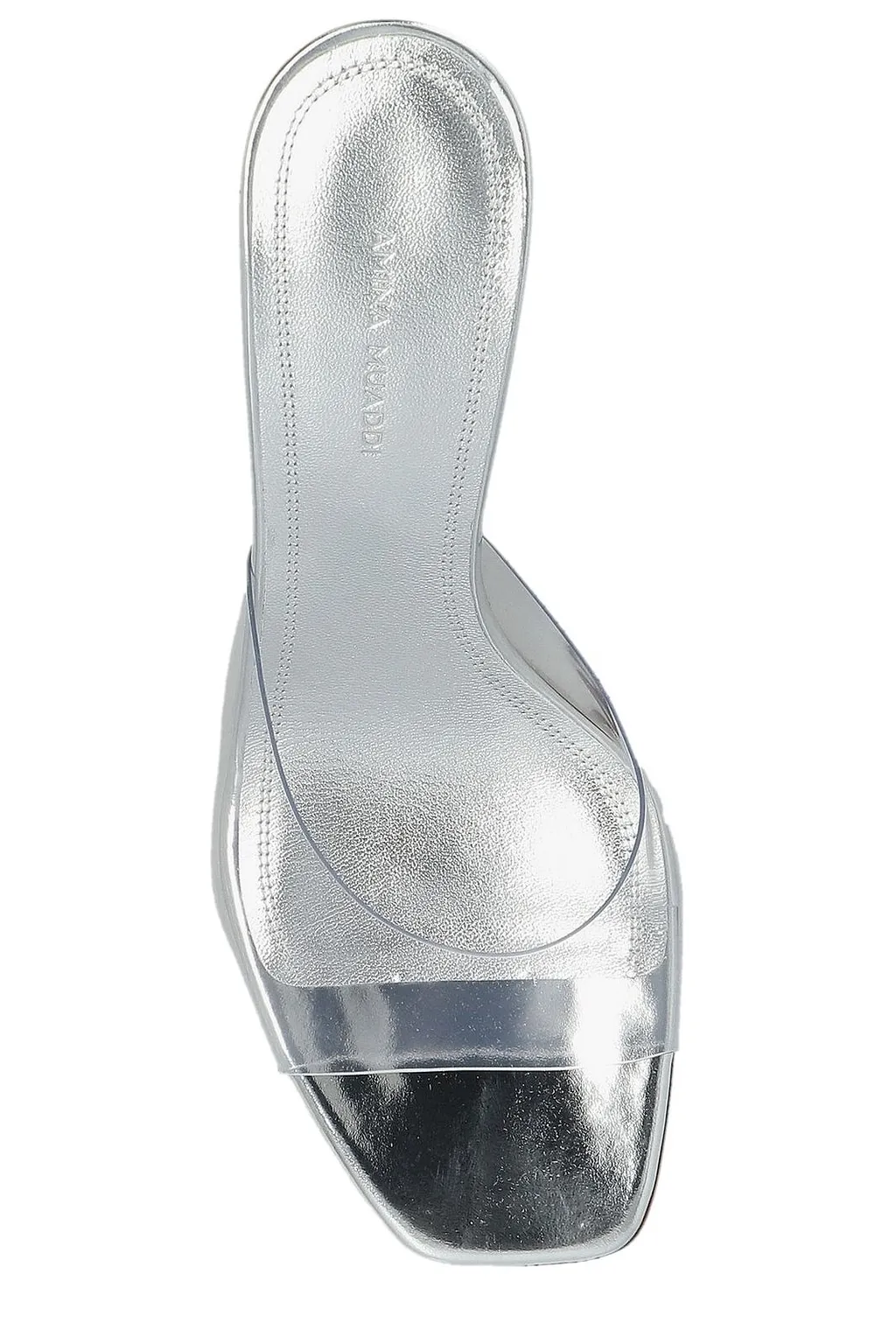 Amina Muaddi Lupita Clear-Heel Mules