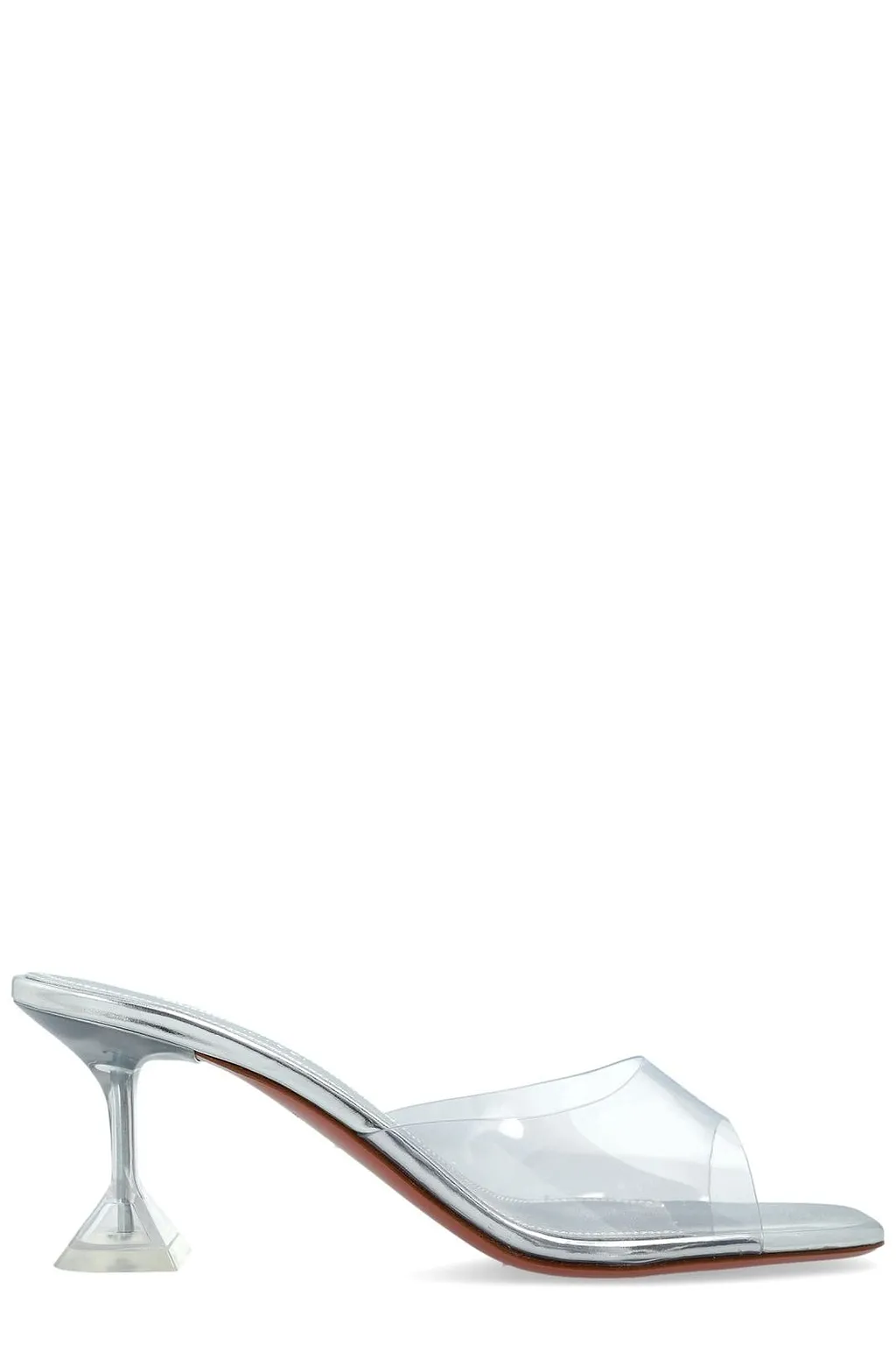 Amina Muaddi Lupita Clear-Heel Mules