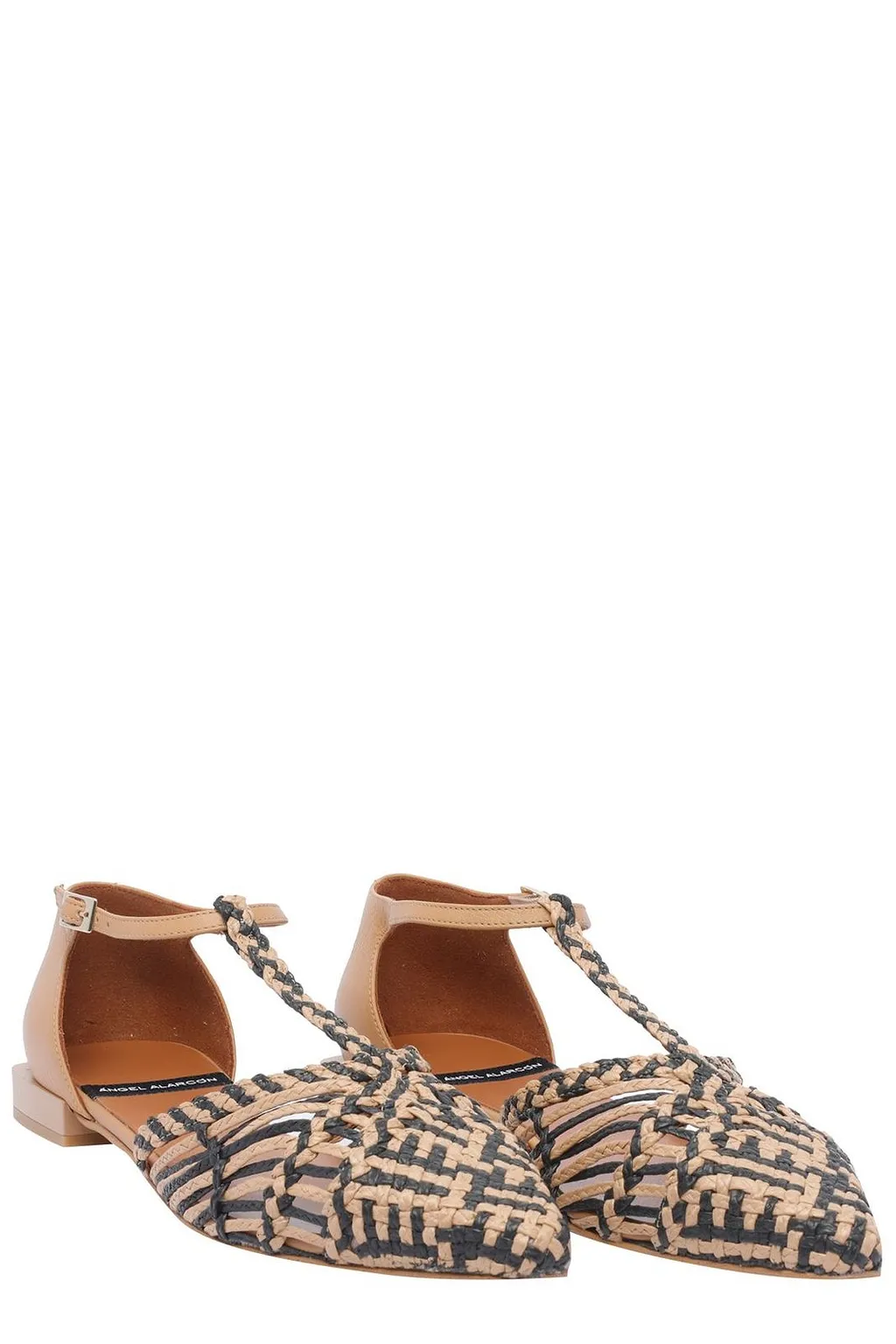 Angel Alarcon Ankle Strap Flats