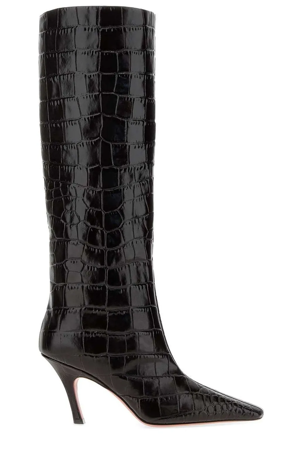 Amina Muaddi Mona Pointed Toe Boots