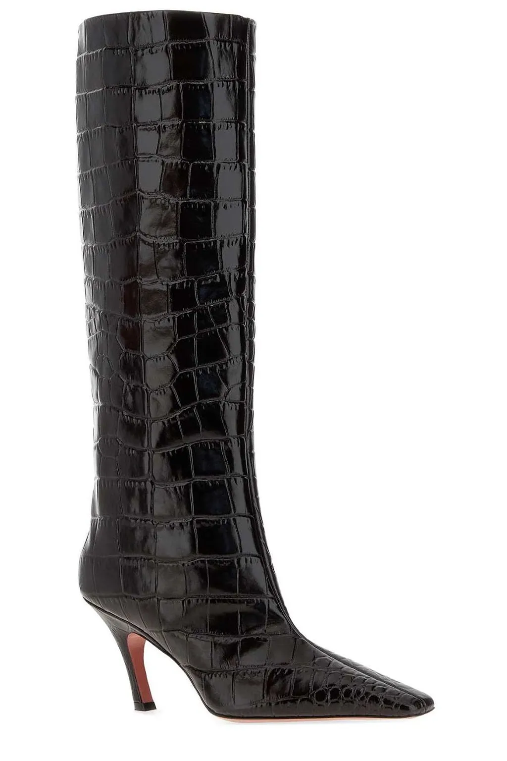 Amina Muaddi Mona Pointed Toe Boots