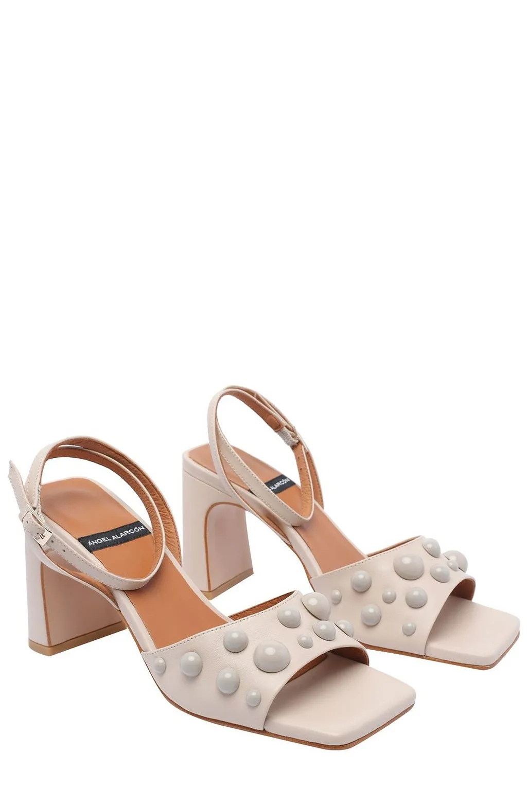 Angel Alarcon Embellished Slingback Sandals